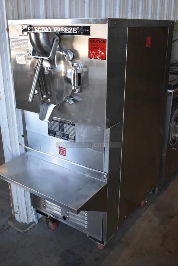 AMAZING! Electro Freeze Model FT-1 Commercial Stainless Steel Floor Style Batch Freezer on Commercial Casters. 220 Volt, 1 Phase. 24x40.5x53 - Image 3 of 12