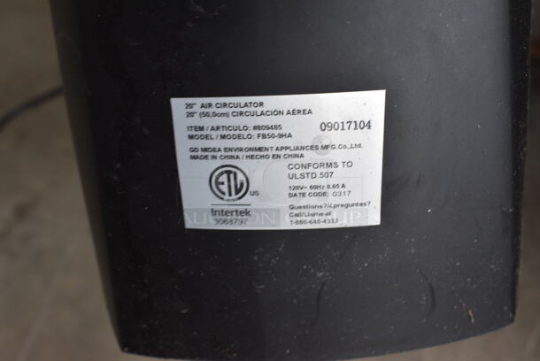 Pelonis Black Poly Fan. 24x6x24 - Image 3 of 4
