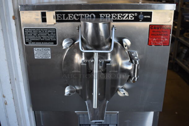 AMAZING! Electro Freeze Model FT-1 Commercial Stainless Steel Floor Style Batch Freezer on Commercial Casters. 220 Volt, 1 Phase. 24x40.5x53 - Image 4 of 12