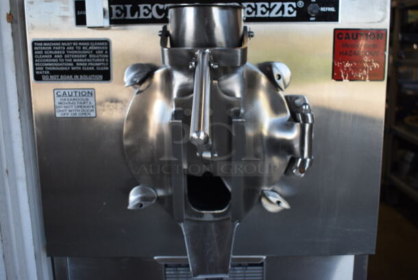 AMAZING! Electro Freeze Model FT-1 Commercial Stainless Steel Floor Style Batch Freezer on Commercial Casters. 220 Volt, 1 Phase. 24x40.5x53 - Image 5 of 12