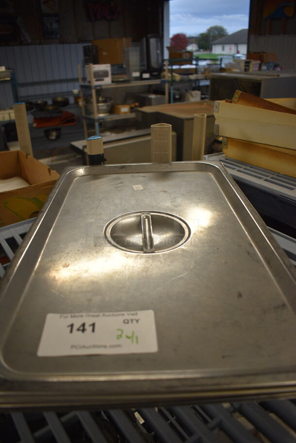 2 Metal Drop In Bins w/1 Lid. 13x21x2. 2x Your Bid - Image 1 of 4
