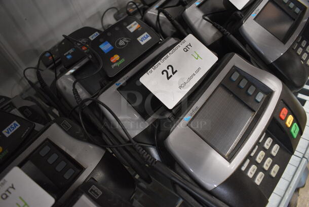 4 VeriFone ModelMX 850 Card Readers. 8.5x2.5x8.5. 4x Your Bid! - Image 3 of 3