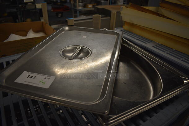2 Metal Drop In Bins w/1 Lid. 13x21x2. 2x Your Bid - Image 2 of 4
