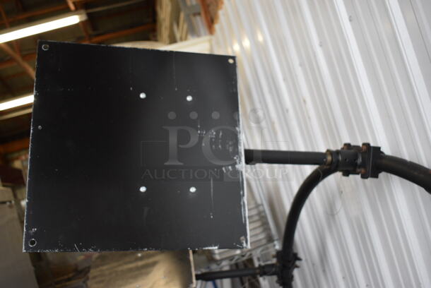 Black Metal Ceiling Mount Unit for 5 Televisions. 60x60x31 - Image 2 of 4