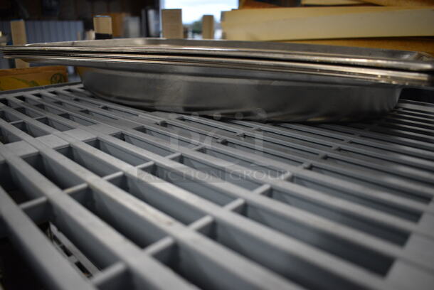 2 Metal Drop In Bins w/1 Lid. 13x21x2. 2x Your Bid - Image 4 of 4