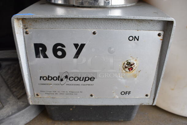 GREAT! Robot Coupe Model R6Y Metal Commercial Countertop Food Processor w/ S Blade. Unit Needs a New Switch. 115 Volts, 1 Phase. 10x12x22. Tested and Working! - Image 3 of 7