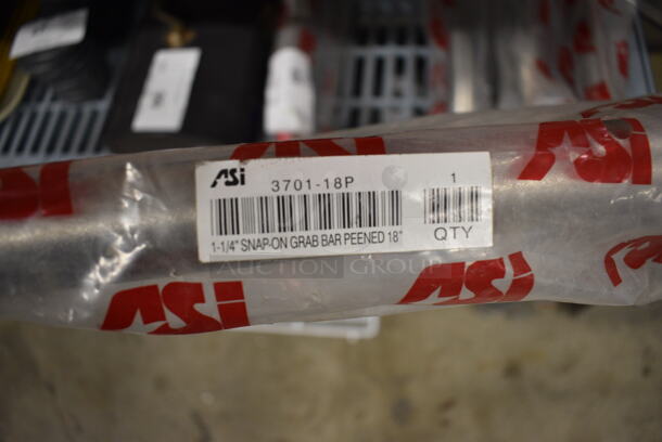5 BRAND NEW! ASI Snap-On Metal Wall Mount Handicap Grab Bars. 21x3x2.5. 5x Your Bid! - Image 6 of 6
