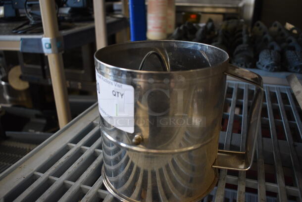 Stainless Steel Commercial Flour Sifter. 8x8x6.5 - Image 3 of 3