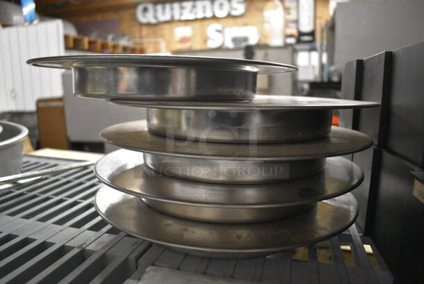 5 Metal Round Cake Stands. 12.5x12.5x1.5. 5 Times Your Bid! - Image 5 of 7