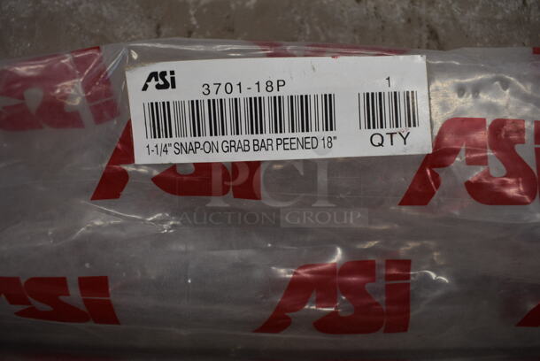 5 BRAND NEW! ASI Snap-On Metal Wall Mount Handicap Grab Bars. 21x3x2.5. 5x Your Bid! - Image 4 of 6