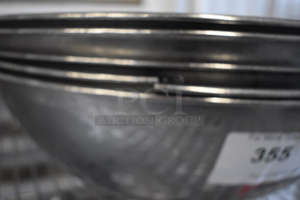 5 Metal Bowls. 17.5x17.5x5.5. 5 Times Your Bid! - Image 3 of 6