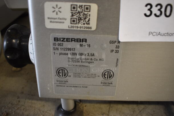 BEAUTIFUL! 2016 Bizerba Model GSP H Stainless Steel Commercial Countertop Meat Slicer. 120 Volts, 1 Phase. 29x23x23. Tested and Working! - Image 5 of 7