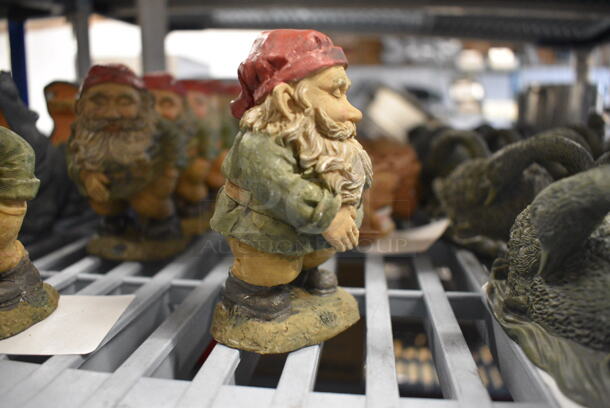 10 Various Decorative Gnome Figurines. 2.5x2x4.5. 10x Your Bid - Image 4 of 4