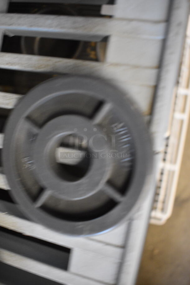 ALL ONE MONEY! Lot Of Poly Gray Bumpers for Commercial Casters. 3.5x3.5 - Image 3 of 3