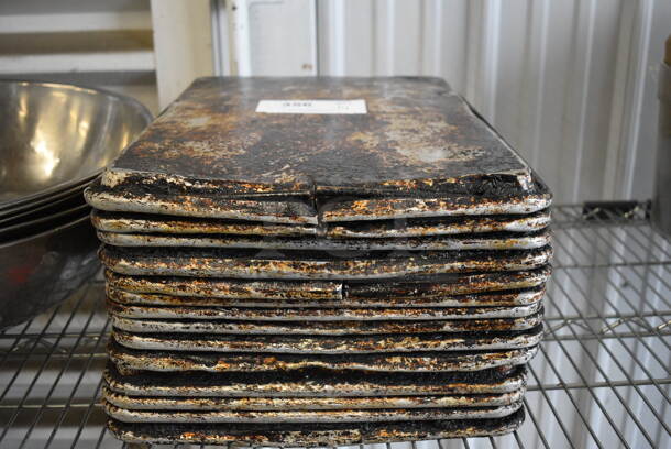 14 Metal Half Size Baking Pans. 13x18x1. 14 Times Your Bid! - Image 1 of 4