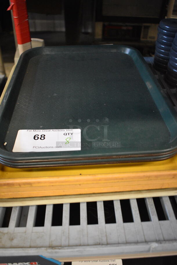 8 Plastic Serving Trays. 16x12x1. 8x Your Bid!