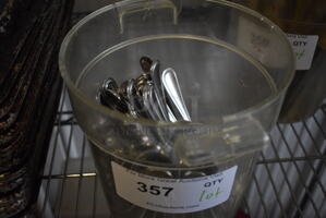 ALL ONE MONEY! Lot of Various Spoons in Poly Bin! 6.5"