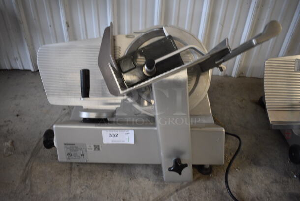 BEAUTIFUL! Bizerba Stainless Steel Commercial Countertop Meat Slicer. 120 Volts, 1 Phase. 29x23x23. Tested and Does Not Power On