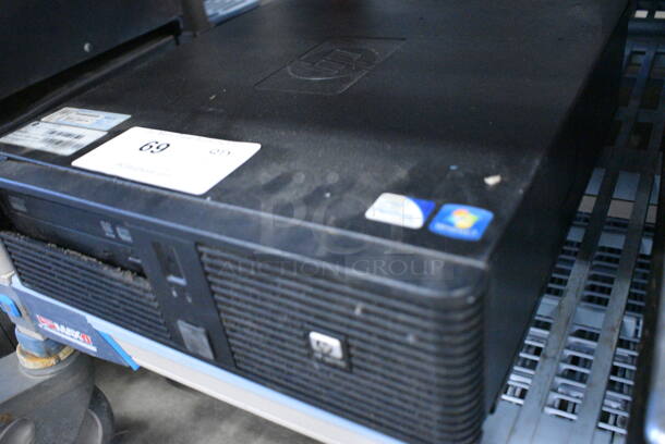 HP rp5700 Computer Tower w/Intel Pentium Processor and Windows 7. 13.5x15.5x4 - Image 2 of 3