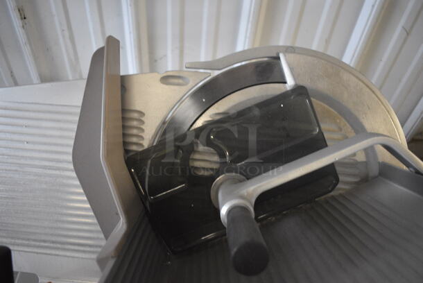 BEAUTIFUL! Bizerba Stainless Steel Commercial Countertop Meat Slicer. 120 Volts, 1 Phase. 29x23x23. Tested and Does Not Power On - Image 4 of 8