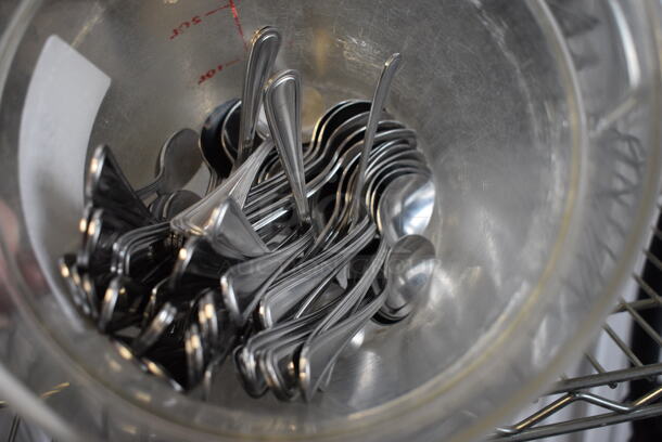 ALL ONE MONEY! Lot of Various Spoons in Poly Bin! 6" - Image 4 of 4