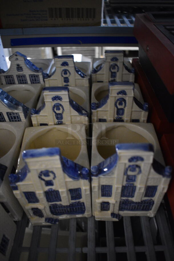 6 Ceramic Decorative Amsterdam Houses. 3.5x4.5x6. 6x Your Bid - Image 1 of 6
