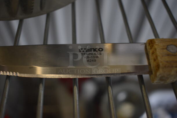 ALL ONE MONEY! Lot of Metal Knives in Poly Bin! 10" - Image 4 of 5