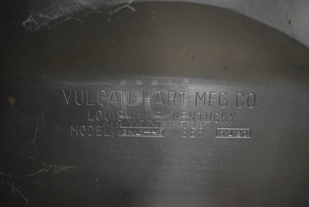 WOW! Vulcan Hart Model GKL-40 Stainless Steel Commercial Floor Style 40 Gallon Steam Kettle. 32x34x45 - Image 7 of 7