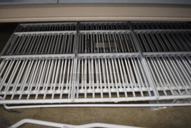 4 White Plastic Shelves. 24x26x1. 4x Your Bid - Image 2 of 3