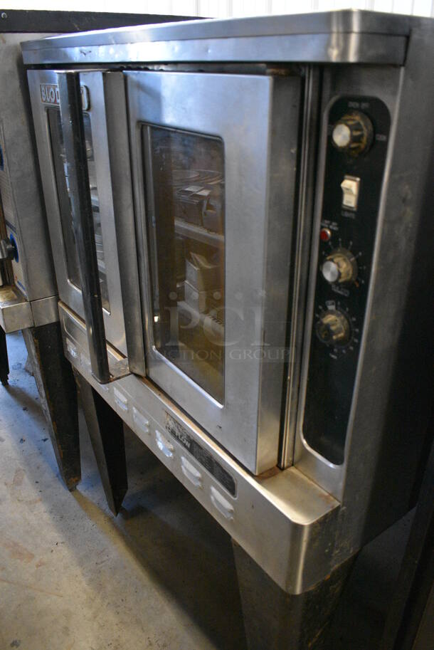 WHOA! Blodgett Model Single Deck Stainless Steel Commercial Full Size Convection Oven w/View Through Doors, Metal Oven Racks and Thermotactic Controls on Metal Legs. 38x41x56 - Image 3 of 10