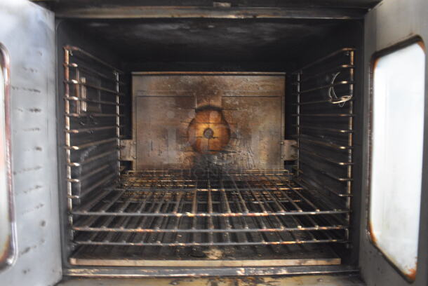2 BEAUTIFUL! Garland Master 200 Stainless Steel Commercial Full Size Convection Ovens w/ View Through Doors, Metal Oven Racks and Thermostatic Controls. 38x42x70.5. 2 Times Your Bid! - Image 4 of 6
