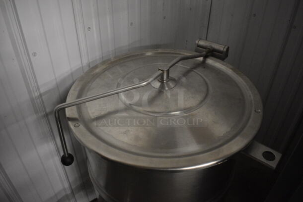 WOW! Cleveland Model KEL-25 Stainless Steel Commercial Floor Style 25 Gallon Kettle. 200-240 Volts, 1/3 Phase. 36x26x40. Tested and Working! - Image 4 of 10