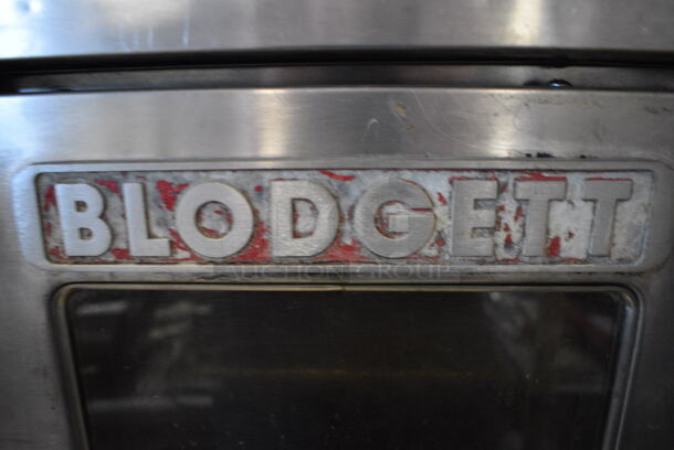 WHOA! Blodgett Model Single Deck Stainless Steel Commercial Full Size Convection Oven w/View Through Doors, Metal Oven Racks and Thermotactic Controls on Metal Legs. 38x41x56 - Image 9 of 10