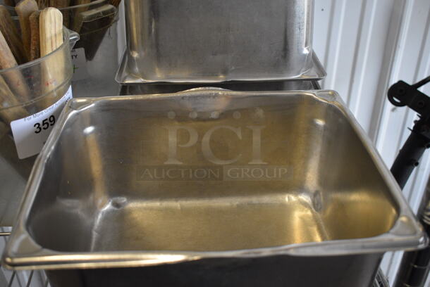 7 Stainless Steel 1/2 Size Drop In Bins. 1/2x6. 7 Times Your Bid! - Image 2 of 5