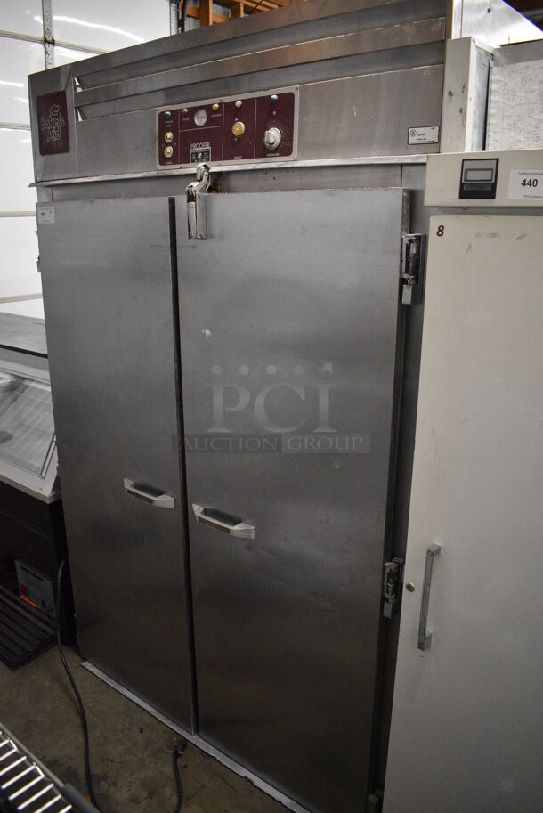 WOW! Baker's Aid Model BAP-2-RI Stainless Steel Commercial 2 Door Roll In Rack Proofer. 60x36x90