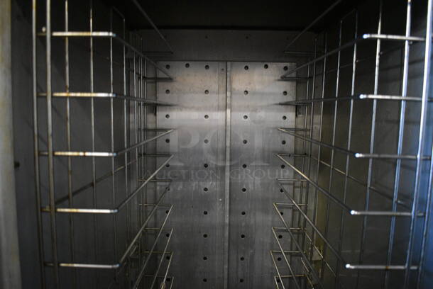 COOL! Metro Model HM2000 Commercial Stainless Steel Floor Style Holding Cabinet On Commercial Casters. 25x32x69. Cannot Test Due To Plug Style - Image 7 of 9