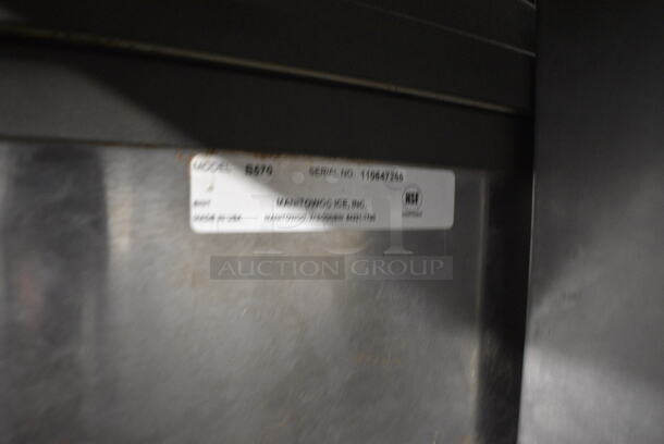 GREAT! Manitowoc Model SY0454A Stainless Steel Commercial Air Cooled Ice Head on Manitowoc Model B57S Stainless Steel Ice Bin. 115 Volts, 1 Phase. 30x33x72 - Image 7 of 7