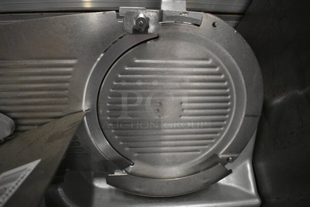 NICE! Hobart Model 2812 Stainless Steel Commercial Countertop Meat Slicer. 115 Volts, 1 Phase. 28x24x24. Tested and Working! - Image 3 of 8