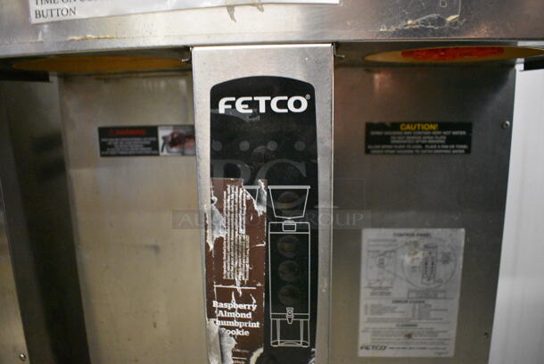 Fetco Commercial Stainless Steel Dual Coffee Brewer. 22x19x37 - Image 5 of 7