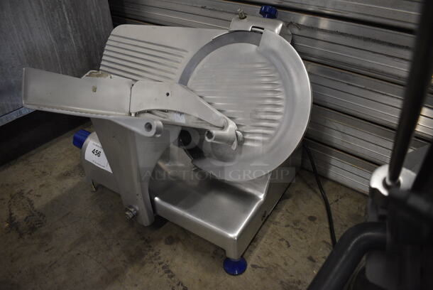 NICE! Sir Lawrence Model SCR12 Stainless Steel Commercial Countertop Meat Slicer. 115 Volts, 1 Phase. 23x19x18. Tested and Does Not Power On - Image 3 of 7