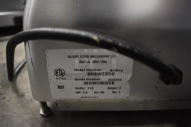NICE! Sir Lawrence Model SCR12 Stainless Steel Commercial Countertop Meat Slicer. 115 Volts, 1 Phase. 23x19x18. Tested and Does Not Power On - Image 6 of 7