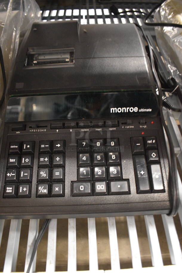2 Monroe Ultimate Electronic Printing Calculators. 9.5x14x3. 2x Your Bid - Image 7 of 7