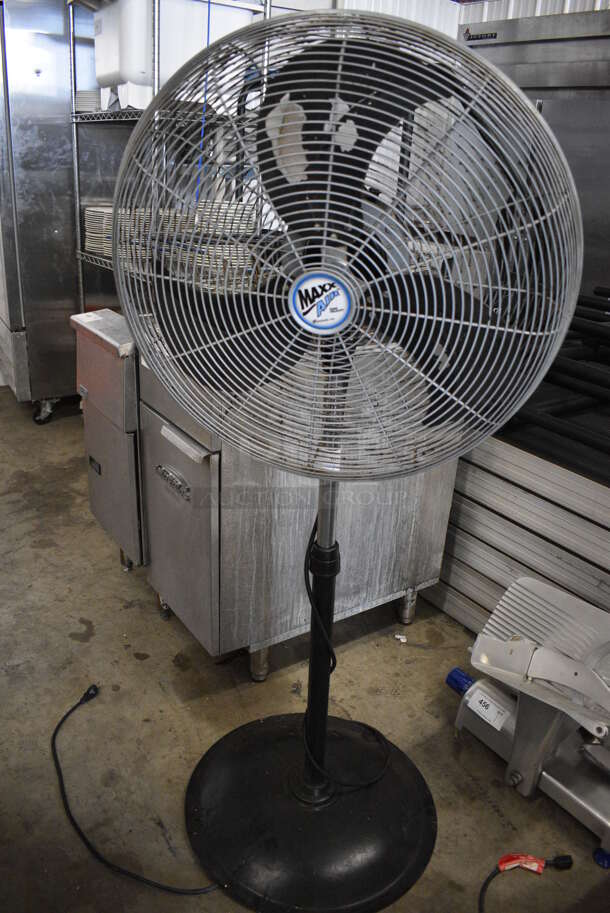 Maxx Air Metal Floor Style Fan. 23x21x58. Tested and Working! - Image 1 of 5