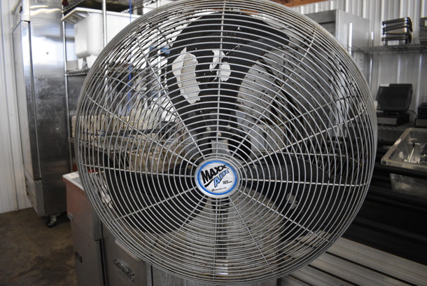 Maxx Air Metal Floor Style Fan. 23x21x58. Tested and Working! - Image 2 of 5