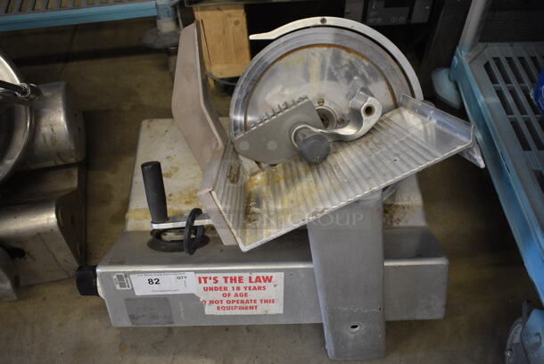 COOL! Bizerba Commercial Metal Countertop Meat Slicer. 24x21x20. Could Not Test - Unit Needs A New Control Panel
