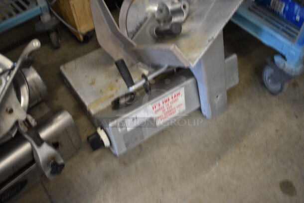 COOL! Bizerba Commercial Metal Countertop Meat Slicer. 24x21x20. Could Not Test - Unit Needs A New Control Panel - Image 2 of 5
