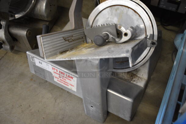 COOL! Bizerba Commercial Metal Countertop Meat Slicer. 24x21x20. Could Not Test - Unit Needs A New Control Panel - Image 3 of 5