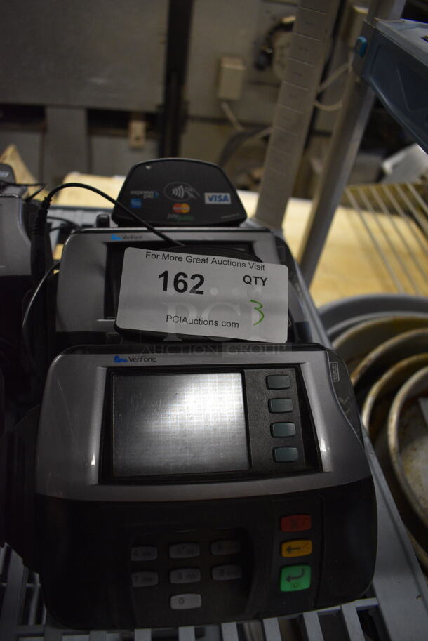 3 VeriFone Card Readers. 8x3x8.5. 3x Your Bid - Image 1 of 6
