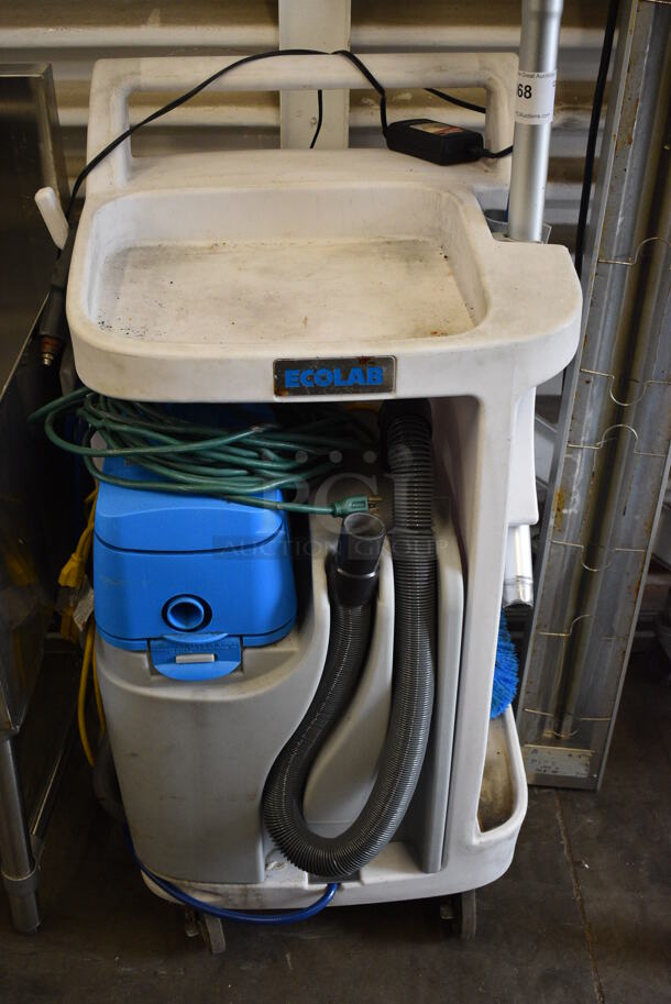 NICE! Ecolab Model Cleaning Caddy Poly Cleaning Machine. 23x23x43