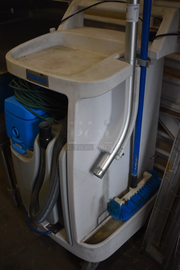NICE! Ecolab Model Cleaning Caddy Poly Cleaning Machine. 23x23x43 - Image 2 of 6
